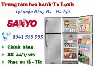 bảo hành tủ lạnh sanyo tại đống đa