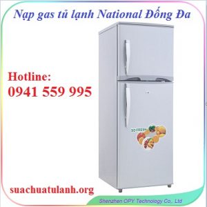 nạp gas tủ lạnh national tại quận đống đa