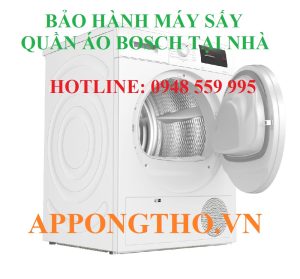 8 Dấu hiệu máy sấy quần áo cần gọi bảo hành Bosch