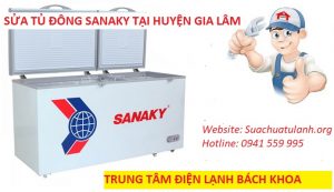 Sửa tủ đông Sanaky tại huyện Gia Lâm