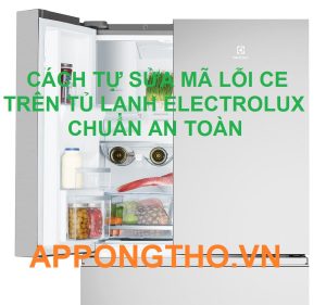 Khởi động lại có giải quyết lỗi CE trên tủ lạnh Electrolux không?