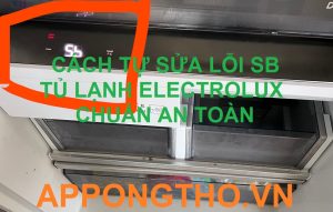 Hướng dẫn bạn cách xử lý lỗi SB tủ lạnh Electrolux