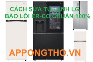 Sửa lỗi tủ lạnh LG Side By Side hiện nháy ER-CO như thế nào?