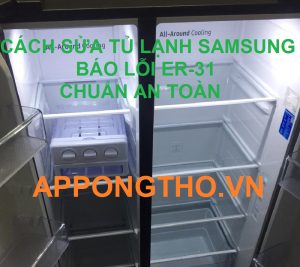 Ảnh hưởng của lỗi ER-31 đến hoạt động của tủ lạnh Samsung?