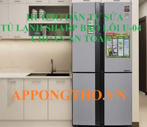 Cảm biến không khí có gây lỗi U04 tủ lạnh Sharp không?